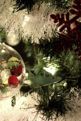 Обои новый год, елка, украшения, шар, рождество, снежинка, мишура, щар, new year, tree, decoration, ball, christmas, snowflake, tinsel, mar разрешение 3840x2400 Загрузить