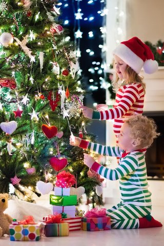 Обои новый год, камин, елка, праздник, украшения, рождество, подарки, дети, девочка, игрушки, мальчик, new year, fireplace, tree, holiday, decoration, christmas, gifts, children, girl, toys, boy разрешение 3450x2300 Загрузить