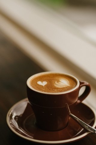 Обои напиток, кофе, сердце, чашка, сердечки, пенка, drink, coffee, heart, cup, hearts, foam разрешение 1920x1080 Загрузить