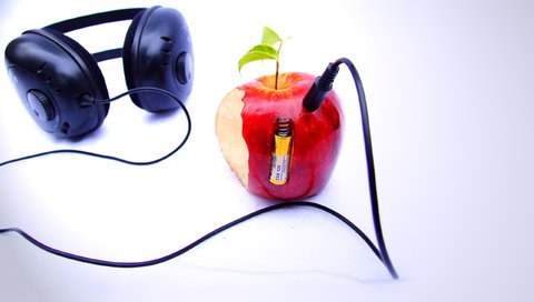 Обои наушники, яблоко, плеер, background beatles n apple, headphones, apple, player разрешение 2560x1600 Загрузить