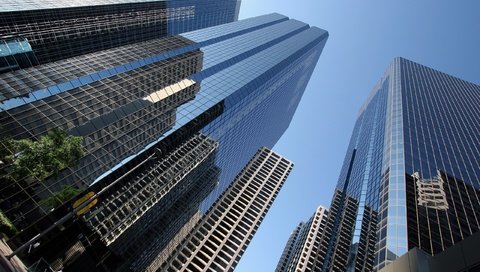 Обои небоскребы, сша, нью-йорк, здания, skyscrapers, usa, new york, building разрешение 2560x1600 Загрузить
