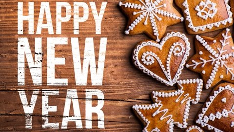 Обои новый год, украшения, печенье, декорация, встреча нового года, 2016, довольная, new year, decoration, cookies, happy разрешение 2880x1922 Загрузить