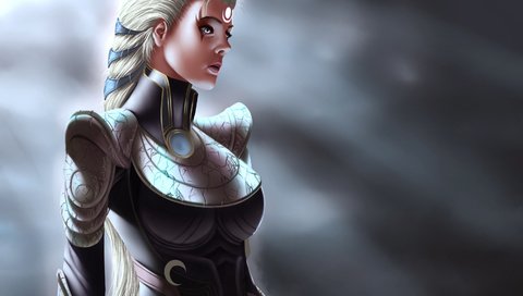 Обои арт, девушка, игра, бугага, diana, лига легенд, art, girl, the game, lol, league of legends разрешение 3000x2300 Загрузить