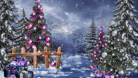 Обои снег, бусы, новый год, рождество, шары, коробки, зима, встреча нового года, елочная, подарки, волшебство, елки, игрушки, snow, beads, new year, christmas, balls, box, winter, gifts, magic, tree, toys разрешение 4000x3000 Загрузить