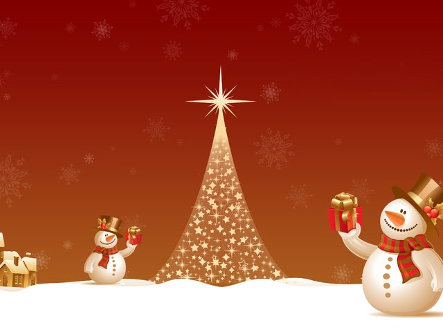 Обои огни, новый год, елка, снеговик, lights, new year, tree, snowman разрешение 2560x1600 Загрузить