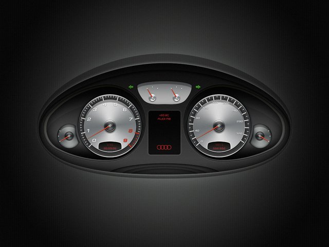 Обои машина, ауди, панель приборов, machine, audi, the instrument panel разрешение 2560x1600 Загрузить