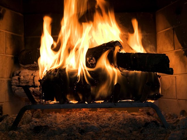 Обои пламя, огонь, камин, дрова, flame, fire, fireplace, wood разрешение 2000x1333 Загрузить