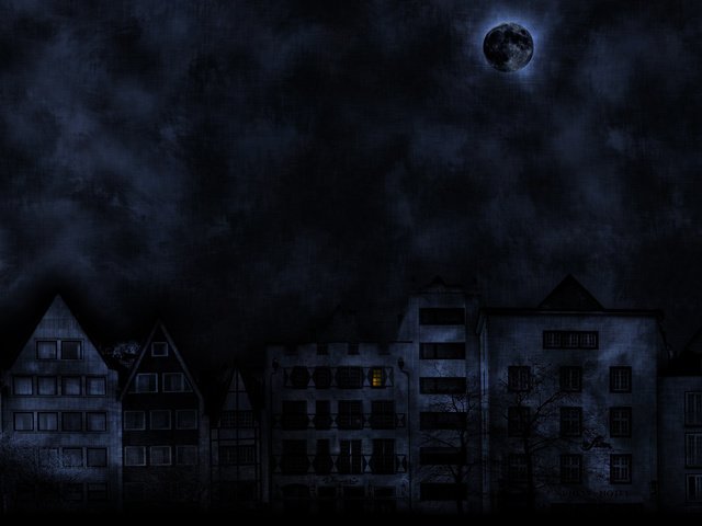 Обои мрак, луна, улица, the darkness, the moon, street разрешение 2560x1600 Загрузить