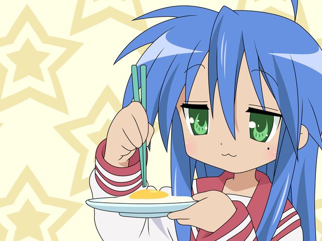 Обои еда, lucky star, izumi konata, jpeg artifacts, звезд, food, stars разрешение 1920x1200 Загрузить