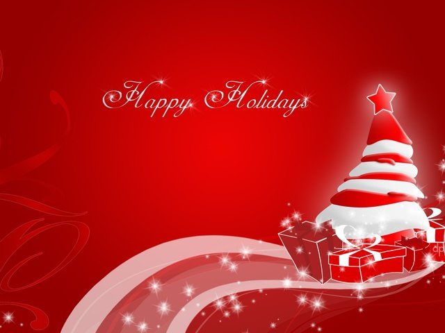 Обои новый год, елка, зима, цвет, подарки, красный, рождество, красный фон, new year, tree, winter, color, gifts, red, christmas, red background разрешение 1920x1200 Загрузить