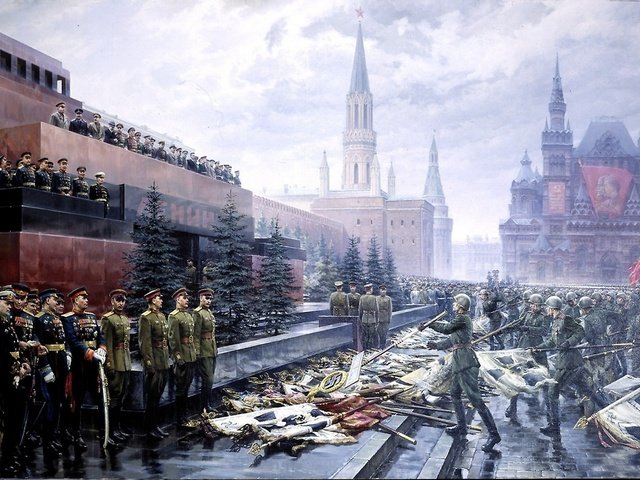 Обои парад на красной площади, the parade on red square разрешение 2560x1440 Загрузить