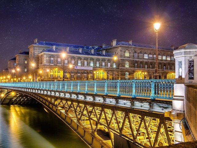 Обои ночь, огни, река, франция. города мира, night, lights, river, france. cities of the world разрешение 2048x1298 Загрузить