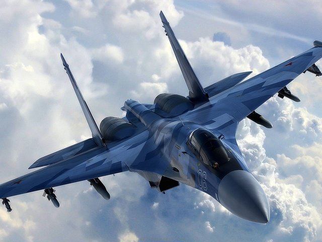 Обои самолет, истребитель, су-35, the plane, fighter, su-35 разрешение 1920x1080 Загрузить