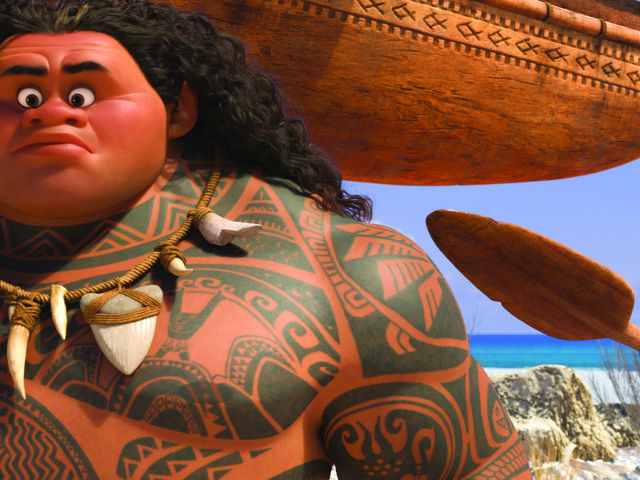 Обои дисней, моана, мауи, disney, moana, maui разрешение 3840x1608 Загрузить