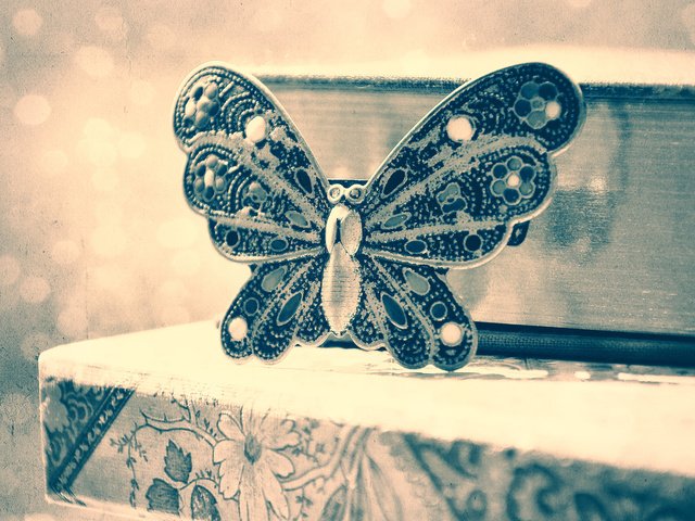 Обои бабочка, украшение, брошь, бисер, butterfly, decoration, brooch, beads разрешение 3840x2400 Загрузить