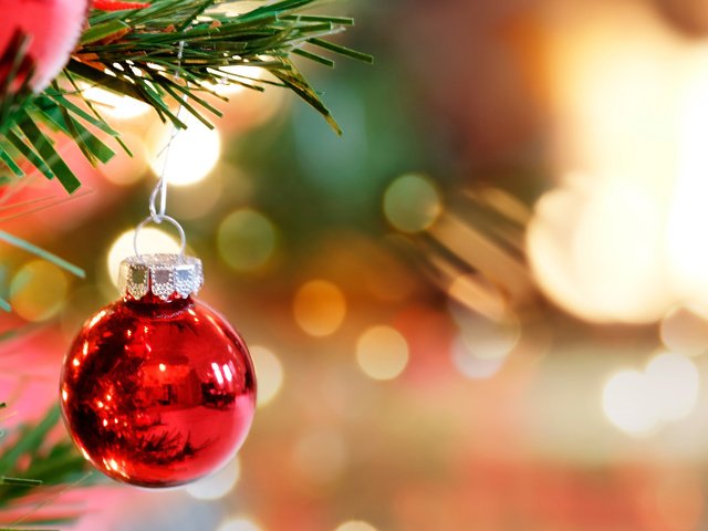 Обои новый год, елка, игрушка, шар, рождество, new year, tree, toy, ball, christmas разрешение 2880x1800 Загрузить