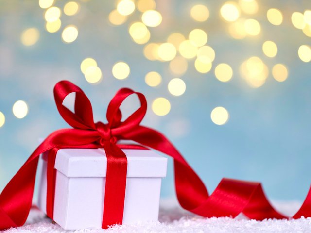 Обои новый год, зима, лента, подарок, праздник, рождество, new year, winter, tape, gift, holiday, christmas разрешение 1920x1080 Загрузить
