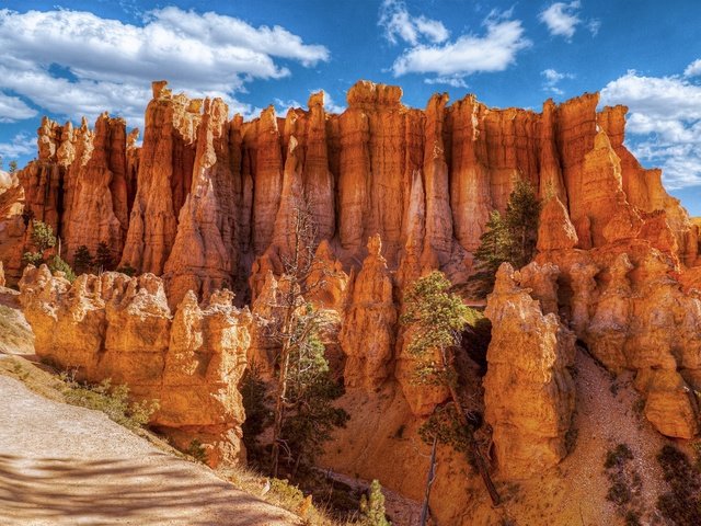 Обои горы, скалы, национальный парк брайс-каньон, каньоны, mountains, rocks, national park bryce canyon, canyons разрешение 3072x1824 Загрузить