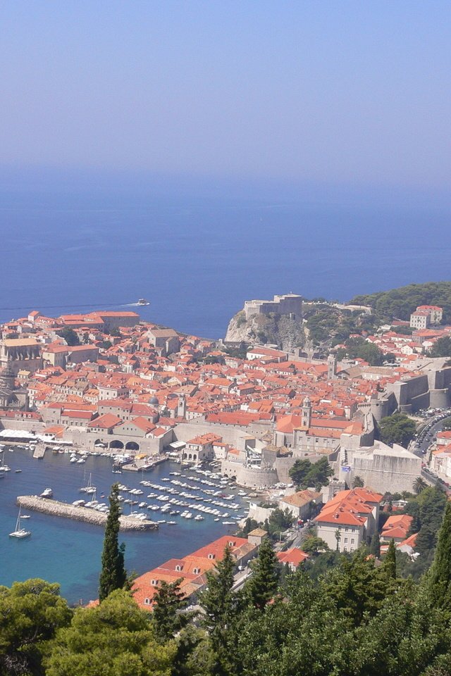 Обои море, вид сверху, город, хорватия, дубровник, sea, the view from the top, the city, croatia, dubrovnik разрешение 2560x1920 Загрузить