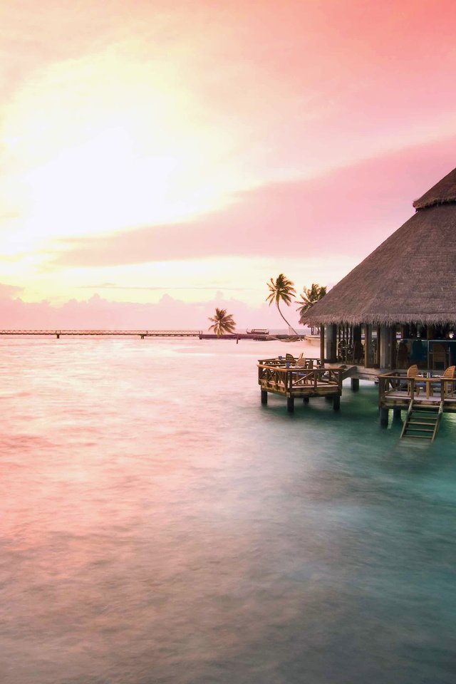 Обои море, бунгало, тропики, мальдивы, sea, bungalow, tropics, the maldives разрешение 4228x2732 Загрузить