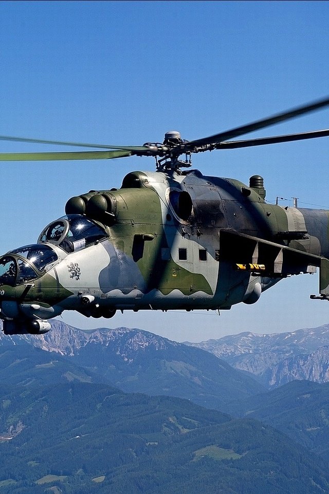 Обои вертолет, ми-24, транспортно-боевой, helicopter, mi-24, transport-combat разрешение 1920x1080 Загрузить