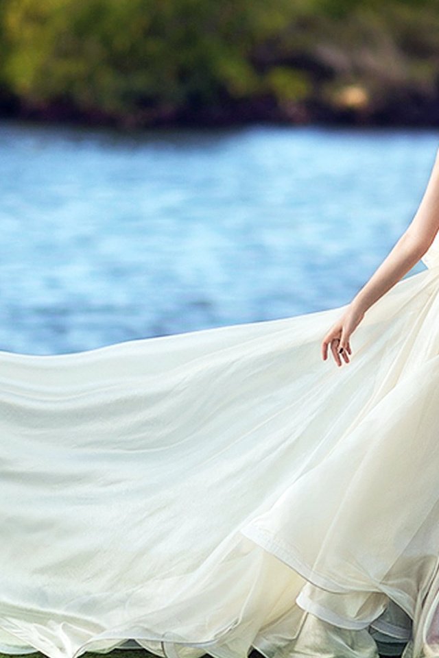 Обои платье, невеста, серги, свадебное платье, dress, the bride, sergi, wedding dress разрешение 1920x1080 Загрузить