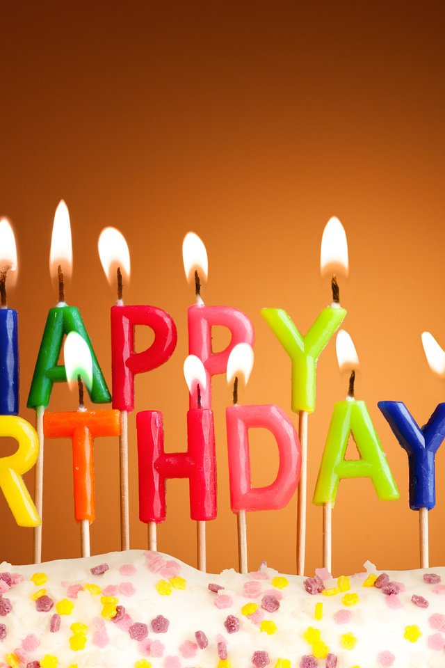 Обои свечи, день рождения, торт, с днем ​​рождения, candles, birthday, cake, happy birthday разрешение 2880x1800 Загрузить