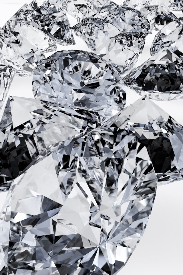 Обои камни, фон, сияние, чёрно-белое, блеск, бриллианты, алмазы, stones, background, lights, black and white, shine, diamonds разрешение 4960x3507 Загрузить