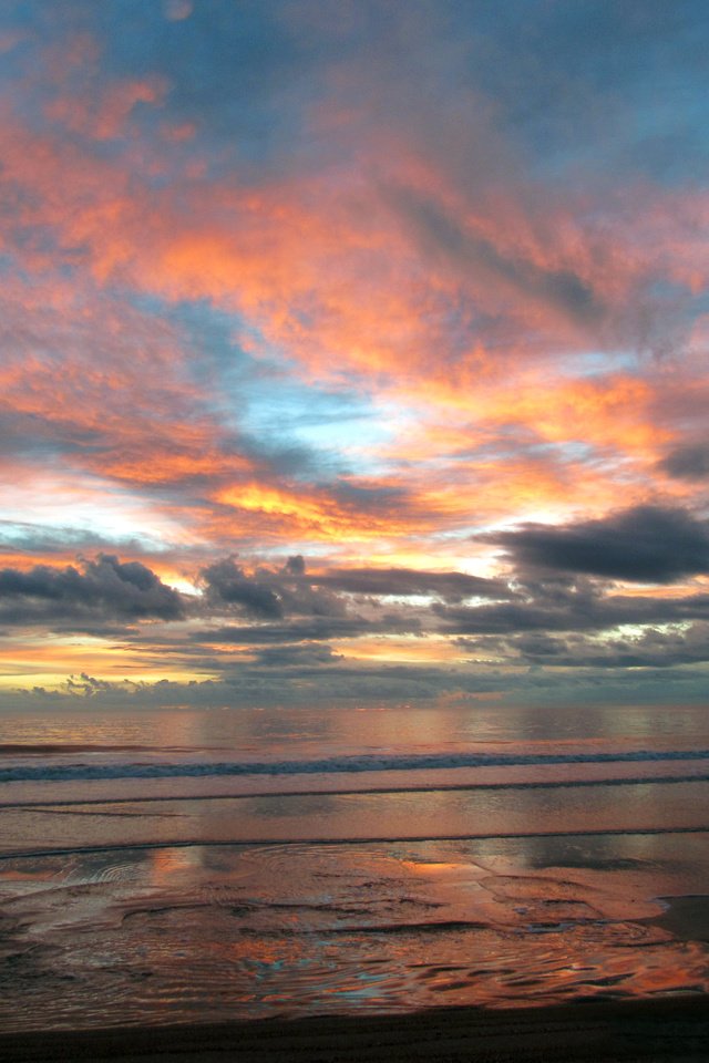 Обои закат, море, пляж, sunset, sea, beach разрешение 4608x3456 Загрузить