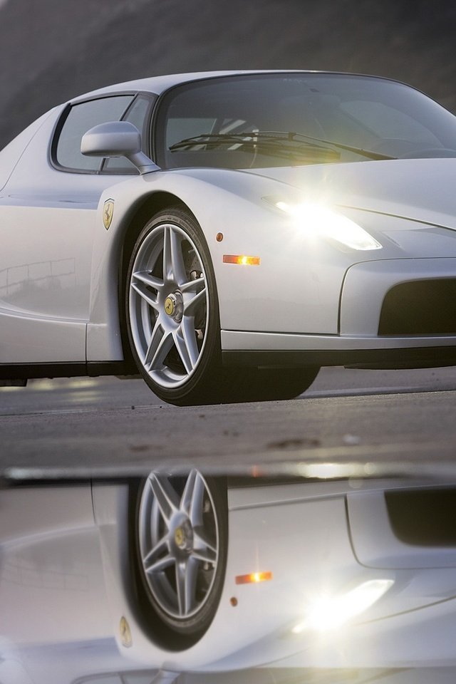 Обои отражение, автомобиль, феррари, ferrari enzo, reflection, car, ferrari разрешение 3440x1440 Загрузить