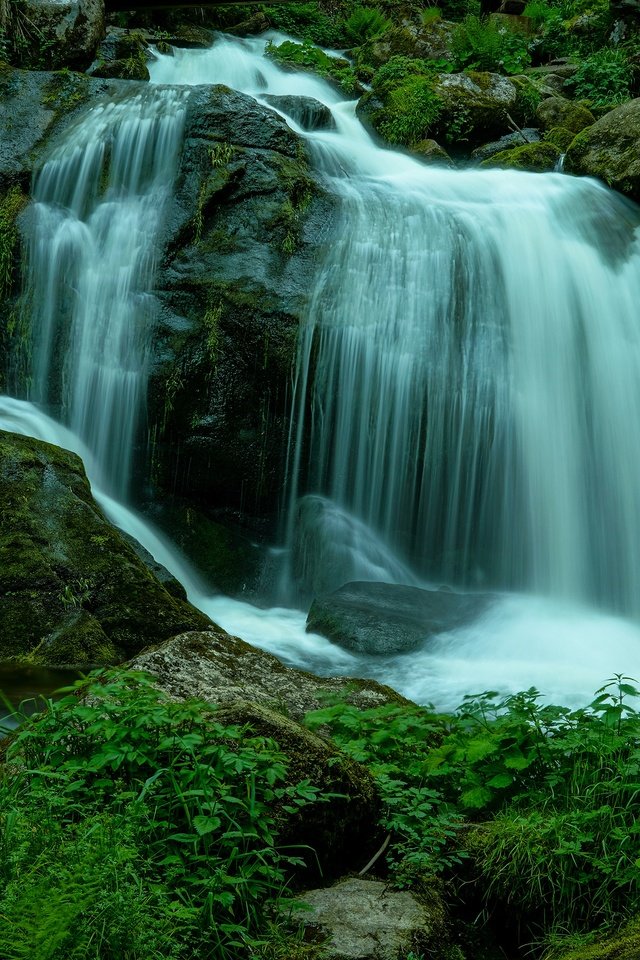 Обои камни, водопад, поток, stones, waterfall, stream разрешение 3840x2160 Загрузить