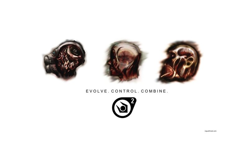 Обои half-life, evolve, combine, контроль, control разрешение 1920x1200 Загрузить