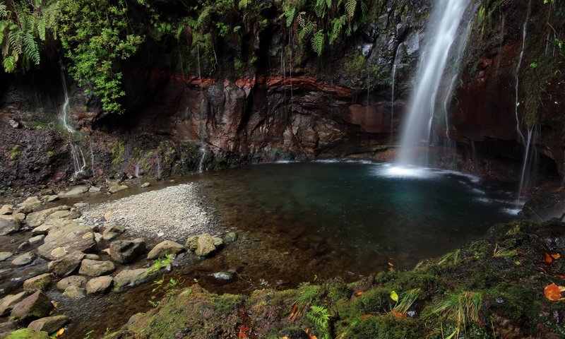 Обои вода, водопад, поток, water, waterfall, stream разрешение 2560x1600 Загрузить