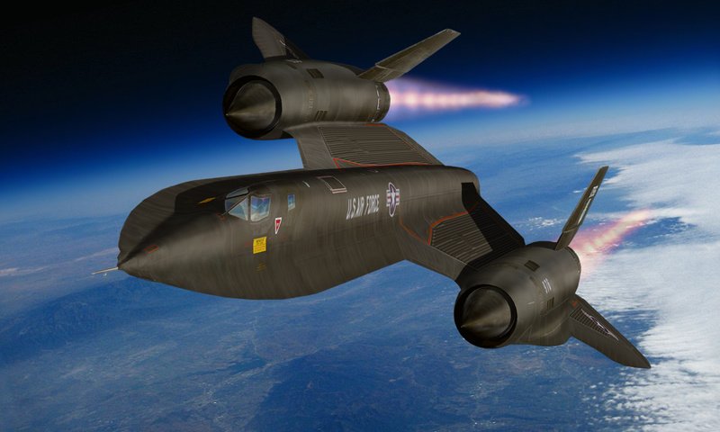 Обои земля, blackbirdk, lockheed sr-71, earth разрешение 1920x1080 Загрузить