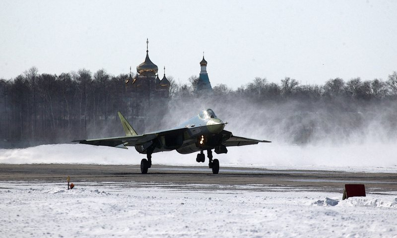 Обои самолет, авиация, россия, многоцелевой, ввс, пак фа, т-50, the plane, aviation, russia, multipurpose, bbc, pak fa, t-50 разрешение 1920x1080 Загрузить