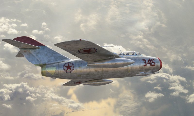 Обои истребитель, ввс, советский, миг-15, северная корея, кндр, fighter, bbc, soviet, the mig-15, north korea, the dprk разрешение 2560x1600 Загрузить