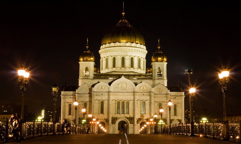 Обои москва - храм христа спасителя, moscow - cathedral of christ the savior разрешение 1920x1080 Загрузить