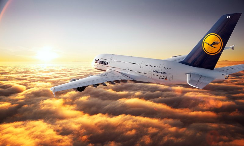 Обои облака, самолет, clouds, the plane разрешение 2504x1669 Загрузить