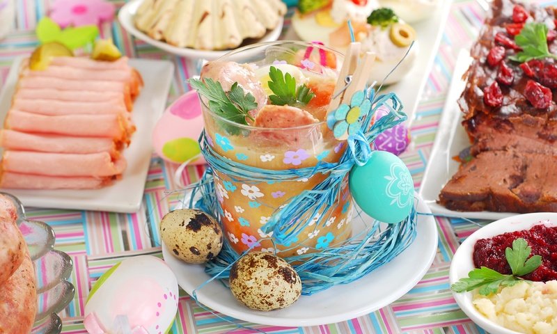 Обои пасха, яйца, выпечка, пирог, сервировка, ветчина, easter, eggs, cakes, pie, serving, ham разрешение 3872x2592 Загрузить