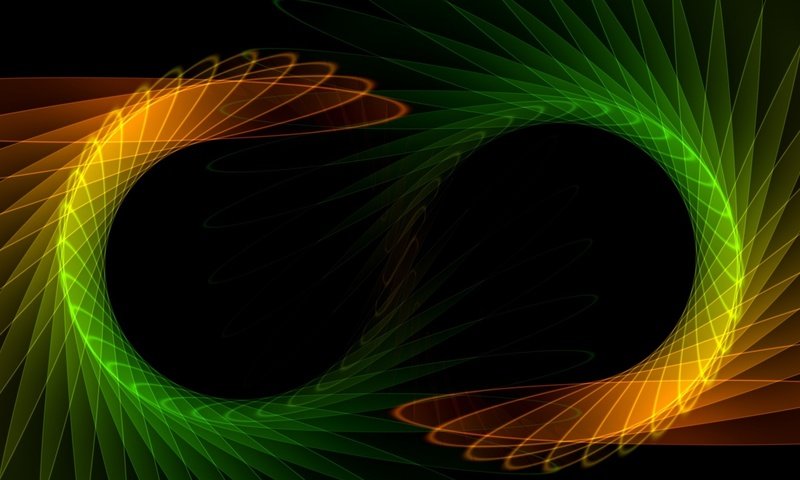 Обои абстракция, узоры, черный фон, фрактал, abstraction, patterns, black background, fractal разрешение 1920x1080 Загрузить