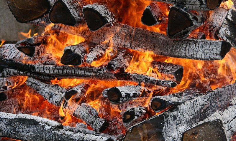 Обои пламя, огонь, угли, костёр, дрова, flame, fire, coal, the fire, wood разрешение 3504x2336 Загрузить