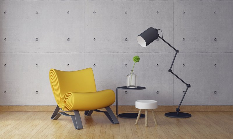 Обои стиль, интерьер, дизайн, кресло, лофт, style, interior, design, chair, loft разрешение 1920x1200 Загрузить