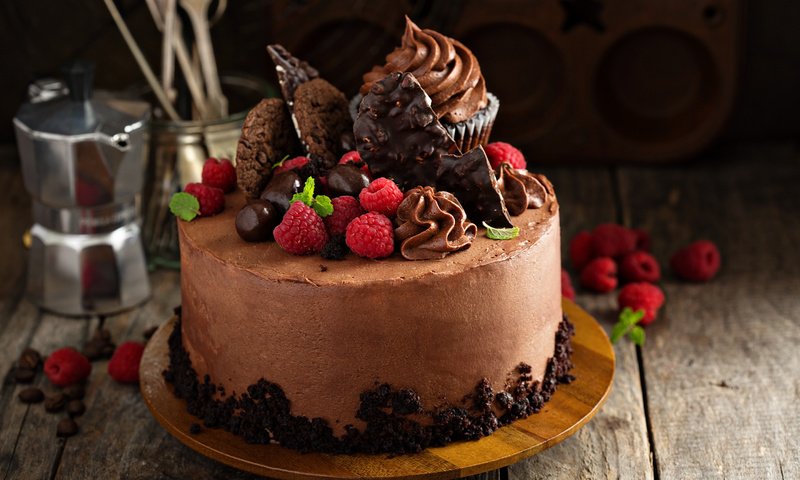 Обои малина, выпечка, торт, в шоколаде, raspberry, cakes, cake, chocolate разрешение 5760x3840 Загрузить
