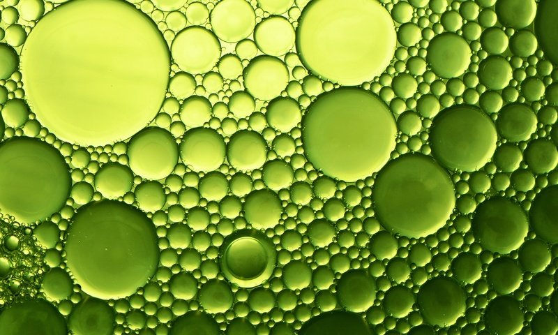 Обои вода, абстракция, макро, цвет, пузыри, форма, масло, water, abstraction, macro, color, bubbles, form, oil разрешение 2048x1365 Загрузить
