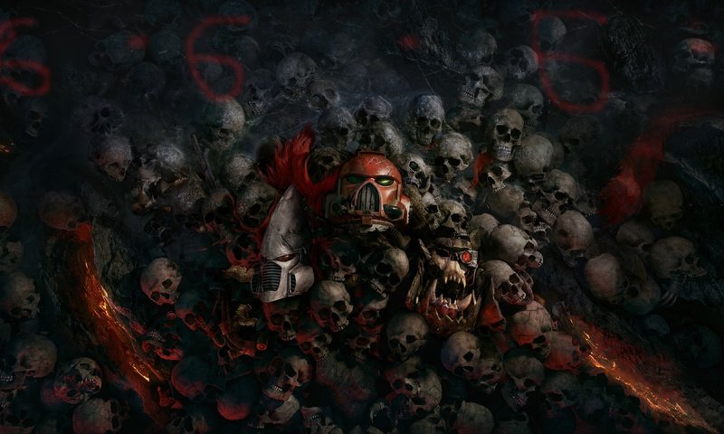 Обои черепа и адский номер 666, skull hell and the number 666 разрешение 3840x2160 Загрузить
