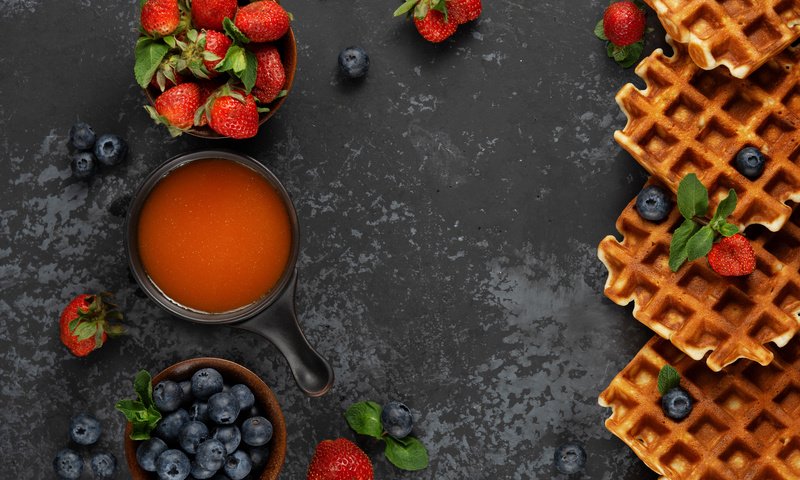 Обои вафли, waffles разрешение 6000x4000 Загрузить