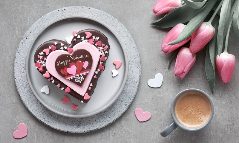 Обои кофе, букет, сердечки, тортик, anya ivanova, coffee, bouquet, hearts, cake разрешение 5200x3467 Загрузить