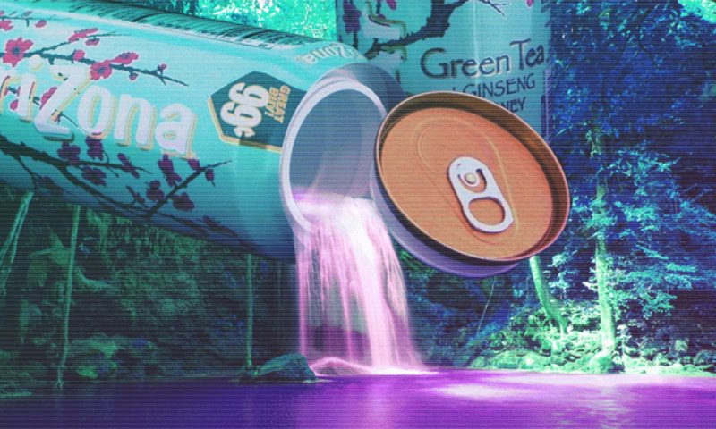 Обои фонтан, vaporwave, arizona ice tea, fountain разрешение 2112x1188 Загрузить