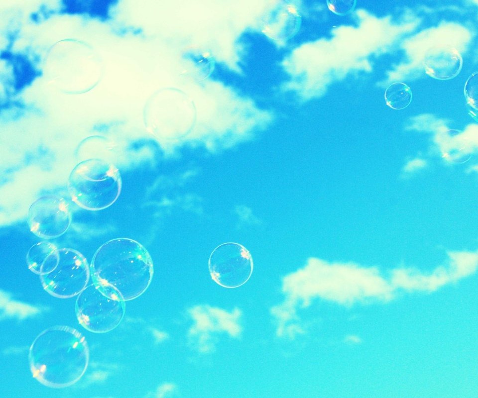 Обои небо, мыльные пузыри, фри, the sky, bubbles, free разрешение 4159x2712 Загрузить