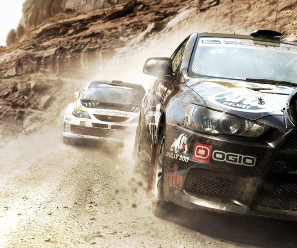 Обои dirt2, lancer, эволюция, evolution разрешение 2087x1050 Загрузить